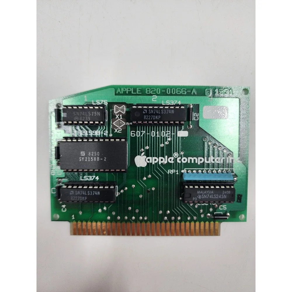 Vintage Apple IIe 80-Column Text Card 820-0066-A 1981 Expansion Board